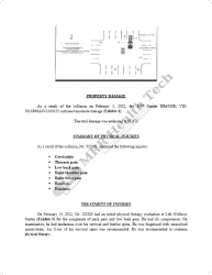 Motor Vehicle Accident